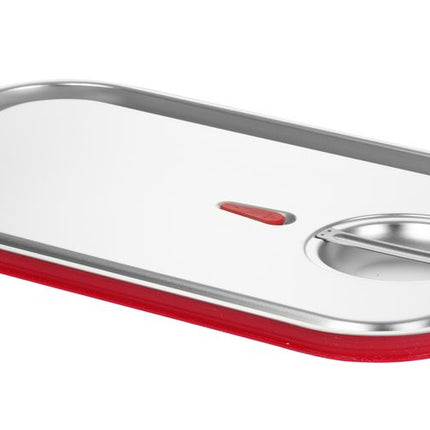 Deksel voor GN containers met siliconenrand, HENDI, Kitchen Line, GN 1/1, 530x325mm