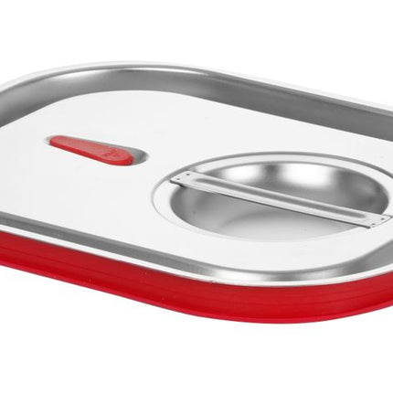 Deksel voor GN containers met siliconenrand, HENDI, Kitchen Line, GN 1/2, 265x325mm