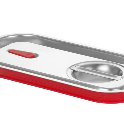 Deksel voor GN containers met siliconenrand, HENDI, Kitchen Line, GN 1/3, 325x176mm