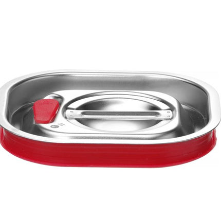 Deksel voor GN containers met siliconenrand, HENDI, Kitchen Line, GN 1/6, 156x142mm