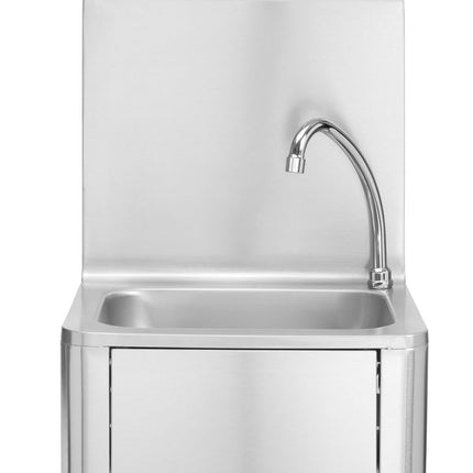 Wasbak - kraan met kniebediening, HENDI, 400x330x(H)560mm