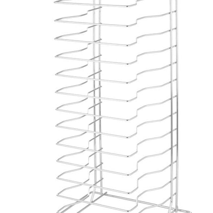 Pizza rek voor platen/pannen 14 plekken, HENDI, 300x305x(H)680mm
