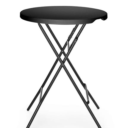 Statafel, AmerBox, Zwart, 800x(H)1100mm, Rond