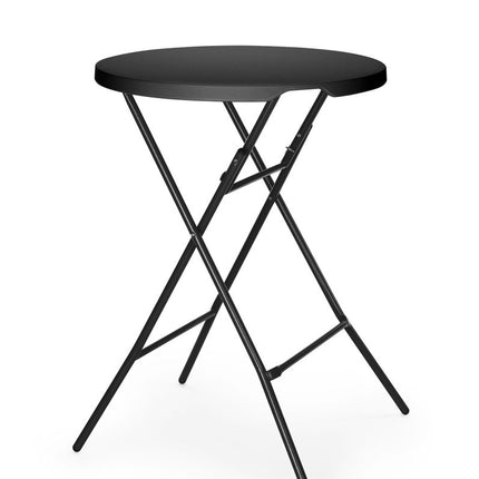 Statafel, AmerBox, Zwart, 800x(H)1100mm, Rond