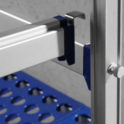 Uitbreid-haak voor aluminium opbergrek, HENDI, 15x42x(H)42mm
