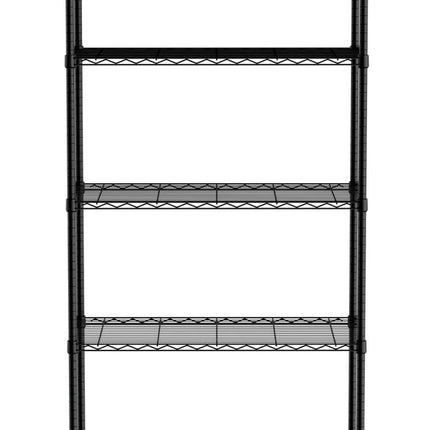 Opbergrek met 5 schappen, HENDI, Zwart, 910x455x(H)1830mm