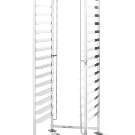 Afruimwagen, HENDI, Kitchen Line, Zilver, 470x620x(H)1735mm