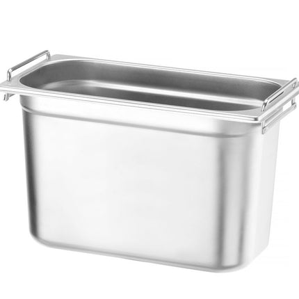 GN 1/3 container met handgrepen, HENDI, Budget Line, GN 1/3, 7,8L, 325x176x(H)200mm
