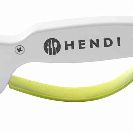 Messenslijper, HENDI, Wit, 140x15x(H)65mm