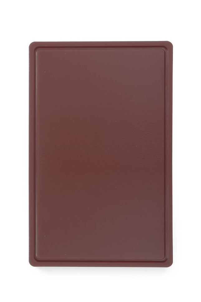 Snijplank HACCP Gastronorm 1/1, HENDI, GN 1/1, Bruin, 530x325mm