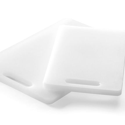 Snijplank met handgreep, HENDI, Wit, 250x150mm