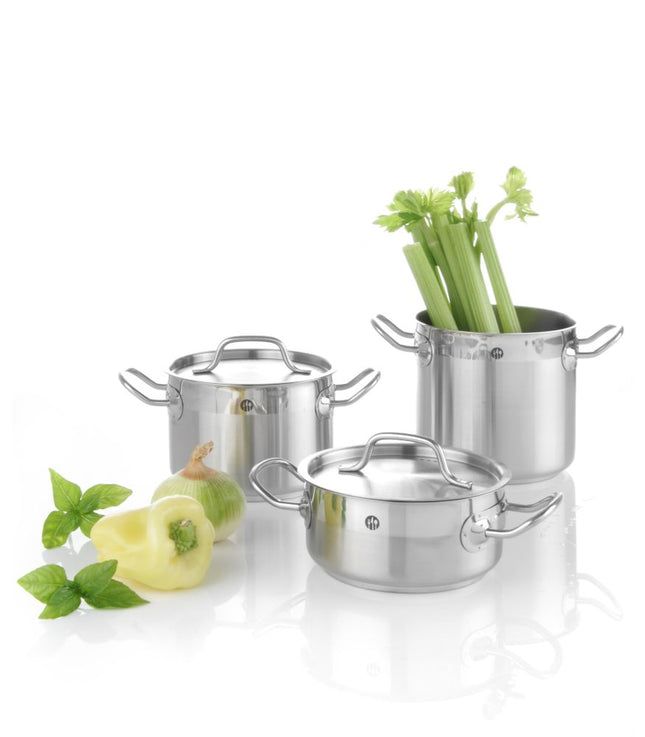 Kookpan laag - met deksel, HENDI, Profi Line, 1,5L, âŒ€160x(H)75mm