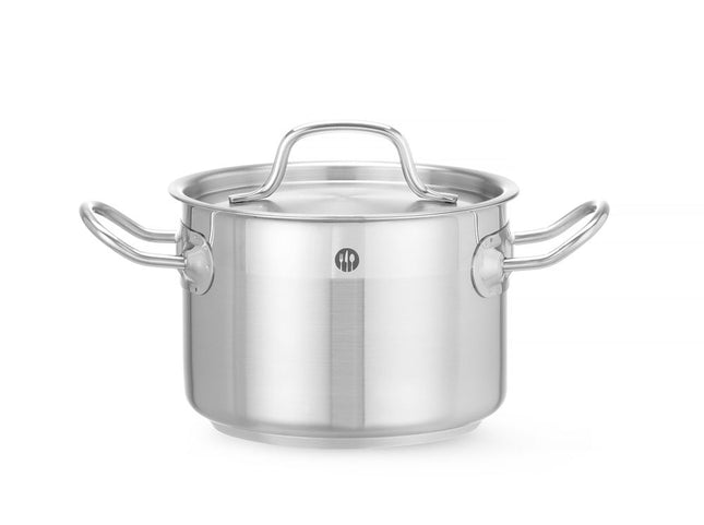Kookpan middel - met deksel, HENDI, Profi Line, 2,1L, âŒ€160x(H)110mm