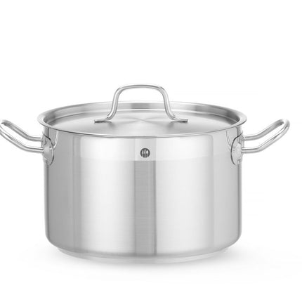 Kookpan middel - met deksel, HENDI, Profi Line, 6,7L, âŒ€240x(H)150mm