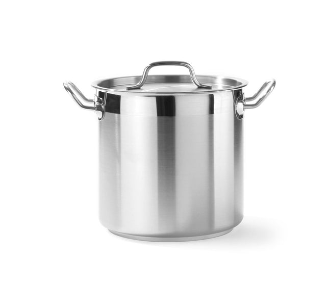 Kookpan hoog - met deksel, HENDI, Profi Line, 5,9L, âŒ€200x(H)190mm