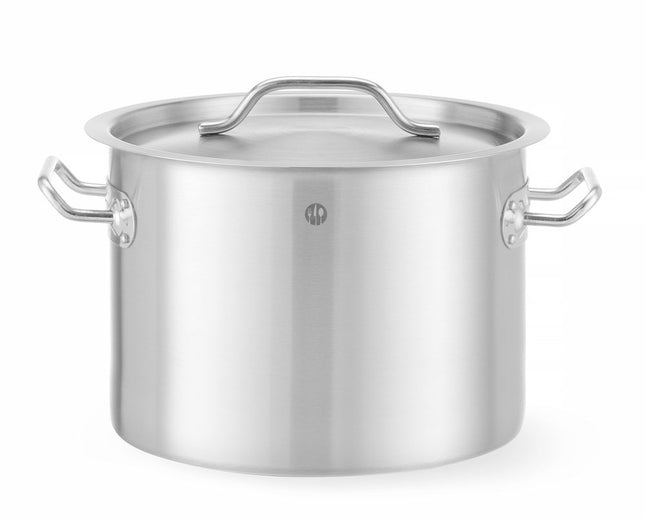 Kookpan middel - met deksel, HENDI, Budget Line, 9L, âŒ€250x(H)180mm