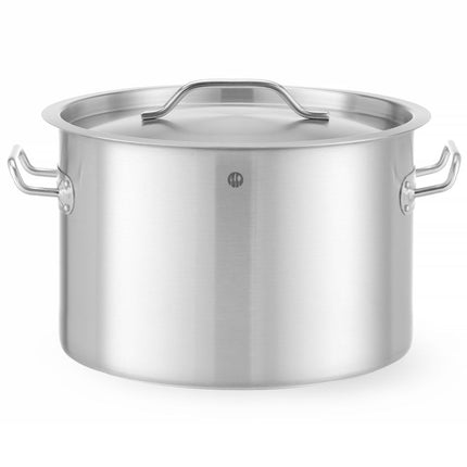 Kookpan middel - met deksel, HENDI, Budget Line, 23L, âŒ€350x(H)240mm