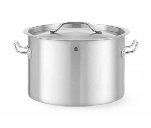 Kookpan middel - met deksel, HENDI, Budget Line, 23L, âŒ€350x(H)240mm