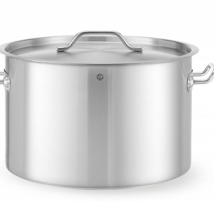 Kookpan middel - met deksel, HENDI, Budget Line, 32L, âŒ€400x(H)260mm