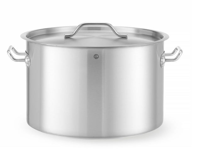 Kookpan middel - met deksel, HENDI, Budget Line, 32L, âŒ€400x(H)260mm