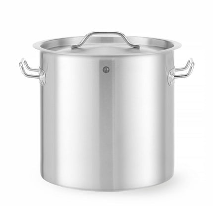 Kookpan hoog - met deksel, HENDI, Budget Line, 17L, âŒ€280x(H)280mm