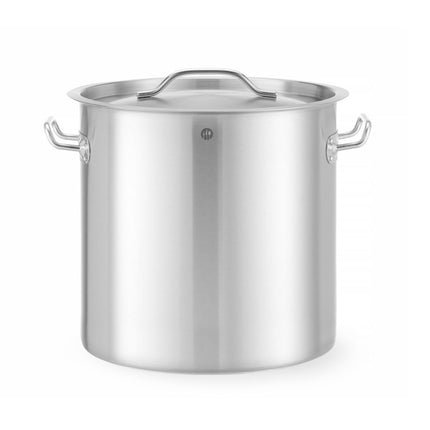 Kookpan hoog - met deksel, HENDI, Budget Line, 21L, âŒ€300x(H)300mm