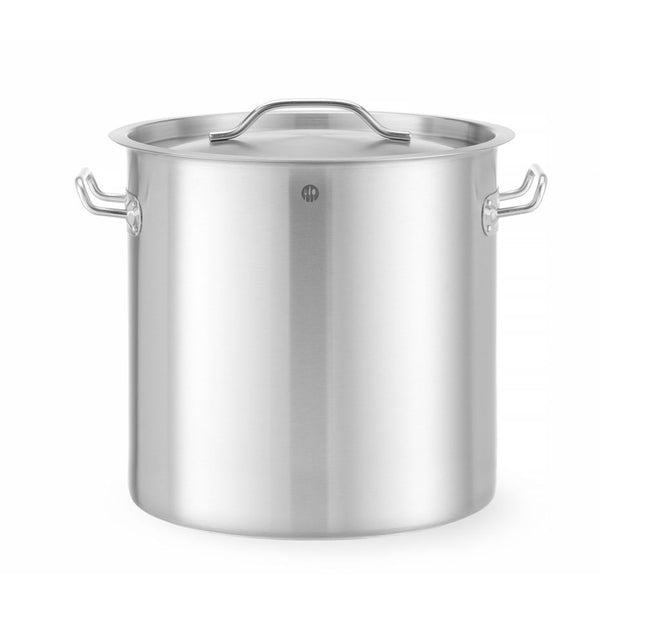 Kookpan hoog - met deksel, HENDI, Budget Line, 21L, âŒ€300x(H)300mm