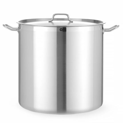 Kookpan hoog - met deksel, HENDI, Profi Line, 71L, âŒ€450x(H)450mm