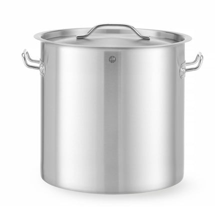 Kookpan hoog - met deksel, HENDI, Budget Line, 25L, âŒ€345x(H)350mm