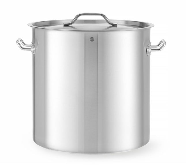 Kookpan hoog - met deksel, HENDI, Budget Line, 50L, âŒ€400x(H)400mm