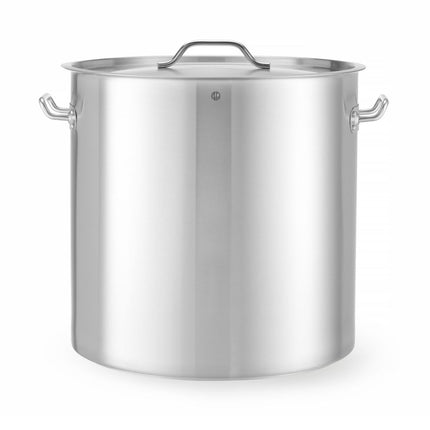 Kookpan hoog - met deksel, HENDI, Budget Line, 71L, âŒ€450x(H)450mm