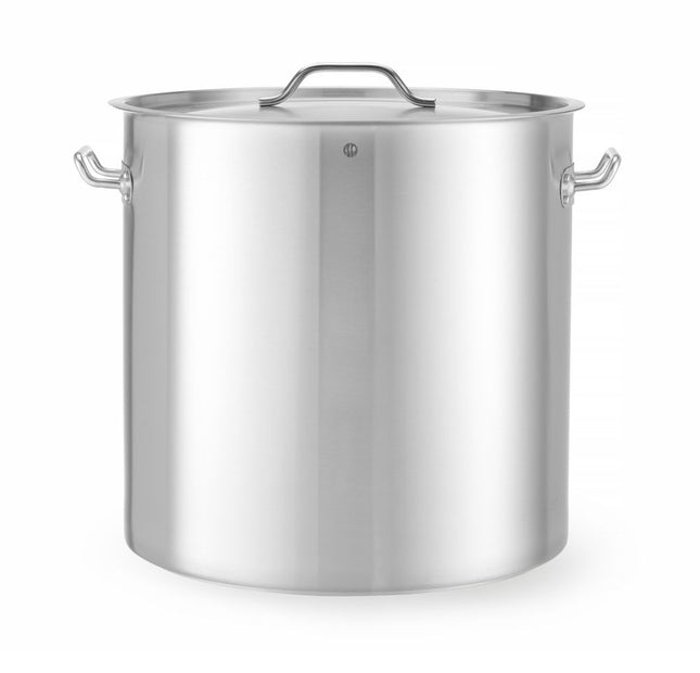 Kookpan hoog - met deksel, HENDI, Budget Line, 71L, âŒ€450x(H)450mm