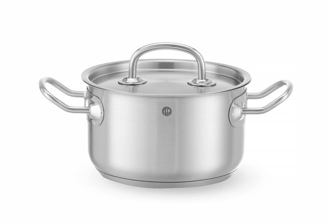 Kookpan middel - met deksel, HENDI, Kitchen Line, 1,8L, âŒ€160x(H)95mm