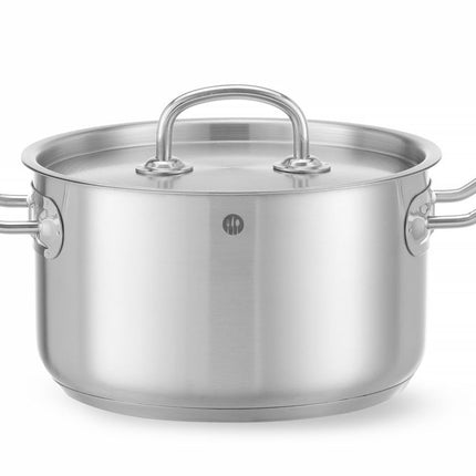 Kookpan middel - met deksel, HENDI, Kitchen Line, 3,5L, âŒ€200x(H)115mm