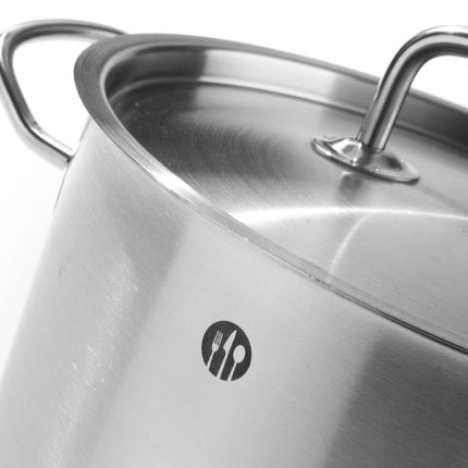 Kookpan hoog - met deksel, HENDI, Kitchen Line, 2,8L, âŒ€160x(H)140mm