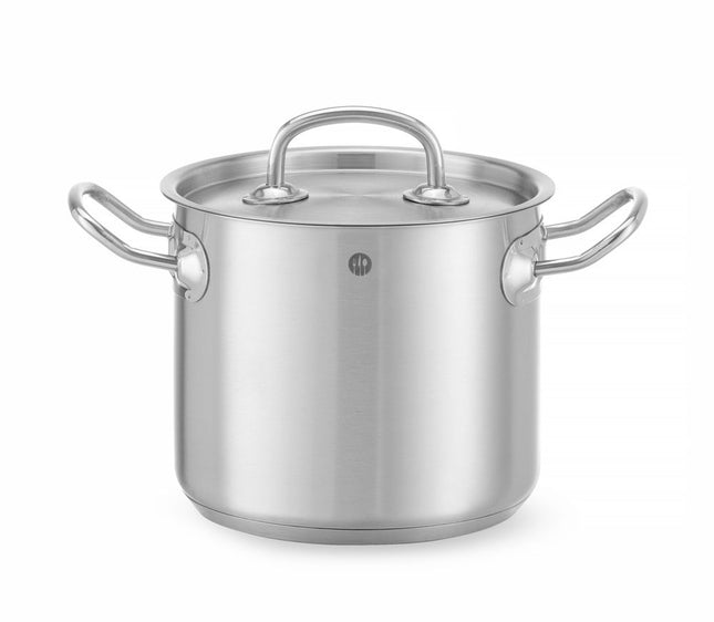 Kookpan hoog - met deksel, HENDI, Kitchen Line, 32L, âŒ€360x(H)320mm