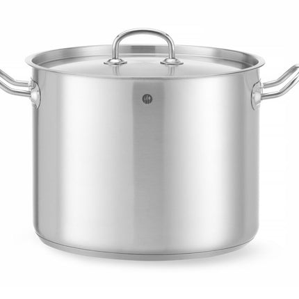 Kookpan hoog - met deksel, HENDI, Kitchen Line, 13,5L, âŒ€280x(H)220mm
