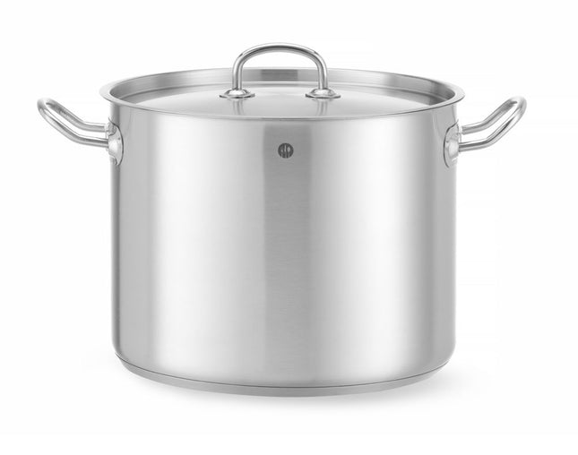 Kookpan hoog - met deksel, HENDI, Kitchen Line, 13,5L, âŒ€280x(H)220mm