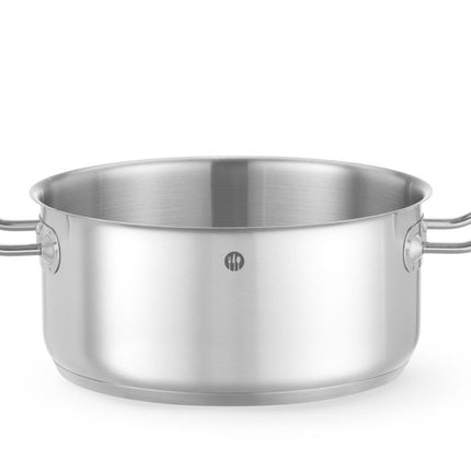 Kookpan laag - zonder deksel, HENDI, Kitchen Line, 4,9L, âŒ€240x(H)110mm