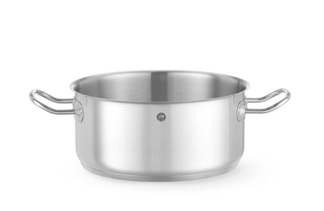 Kookpan laag - zonder deksel, HENDI, Kitchen Line, 4,9L, âŒ€240x(H)110mm