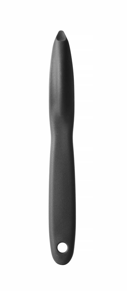 Dunschiller met gekarteld lemmet, HENDI, Zwart, (L)175mm