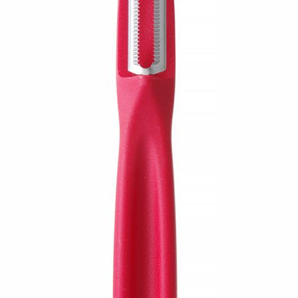 Dunschiller met gekarteld lemmet, HENDI, Rood, (L)175mm