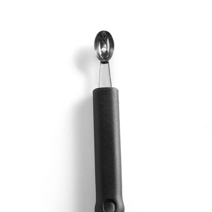 Meloenbolletjeslepel ovaal, HENDI, Zwart, (L)160mm