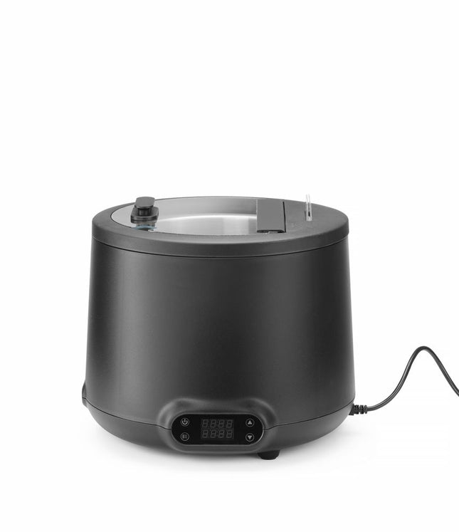 Soepketel UNIQ, HENDI, designed by Robert Bronwasser, 8L, Zwart, 220-240V/500W, 365x(H)325mm