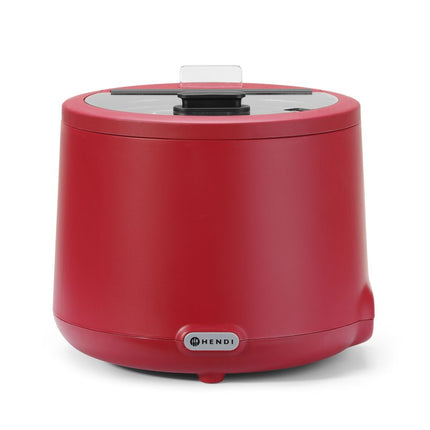 Soepketel UNIQ, HENDI, designed by Robert Bronwasser, 8L, Rood, 220-240V/500W, 365x(H)325mm