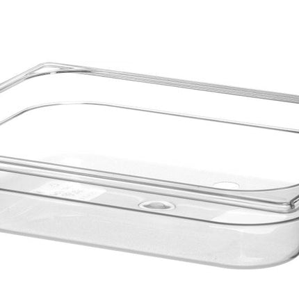 Container GN 1/2 polycarbonaat, HENDI, Profi Line, GN 1/2, 4L, Transparant, 325x265x(H)65mm