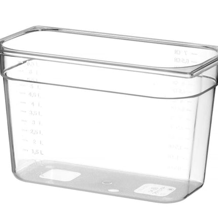 Container GN 1/3 polycarbonaat, HENDI, Profi Line, GN 1/3, 7,8L, Transparant, 325x176x(H)200mm
