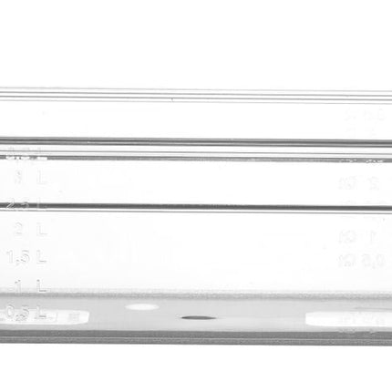 Container GN 1/3 polycarbonaat, HENDI, Profi Line, GN 1/3, 4L, Transparant, 325x176x(H)100mm