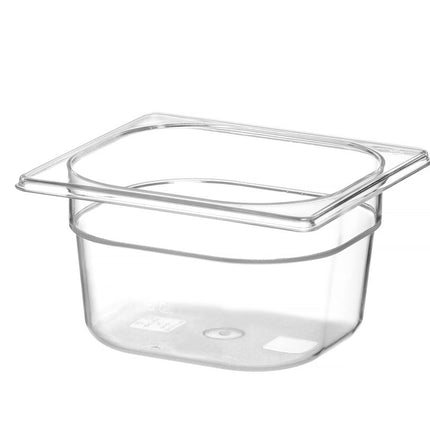 Container GN 1/6 polycarbonaat, HENDI, Profi Line, GN 1/6, 1,6L, Transparant, 176x162x(H)100mm