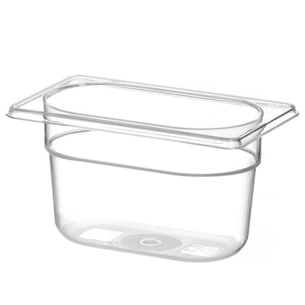 Container GN 1/9 polycarbonaat, HENDI, Profi Line, GN 1/9, 1L, Transparant, 176x108x(H)100mm